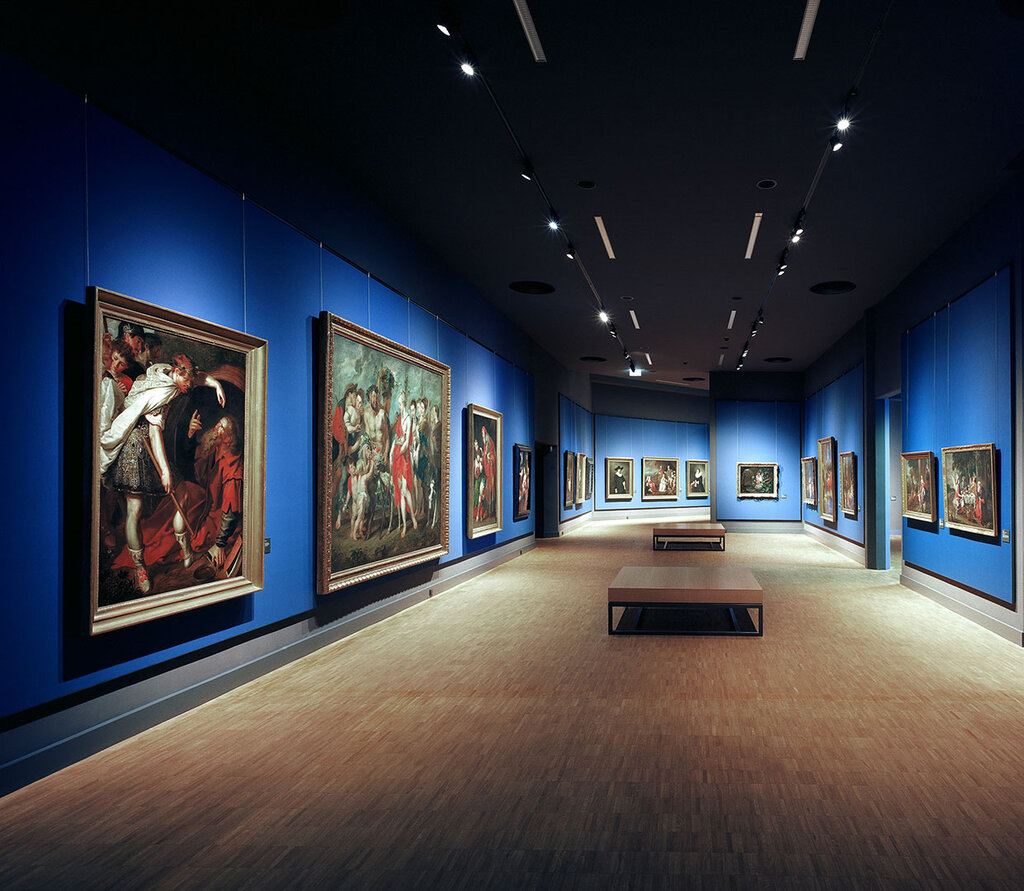 Affiche Originale Gabriele Münter – Hessisches Landesmuseum Darmstadt, 1988 (état Plié)